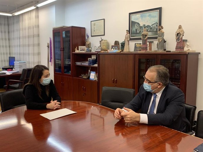 Reunión de los alcaldes de Pamplona y Barañáin