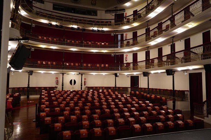 Interior del teatro Juan Bravo de Segovia.