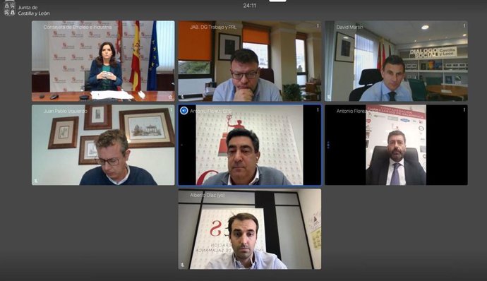 Imagen De La Reunión Telemática.