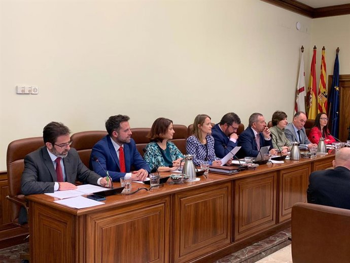 Foto de archivo del grupo del Partido Popular en la Diputación Provincial de Teruel.