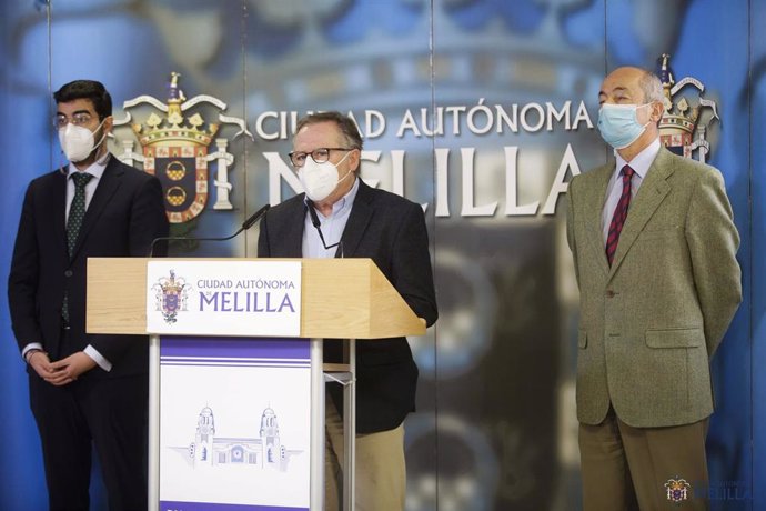 De Castro, Mohand y Cabanillas anncian medidas anticovid en Melilla