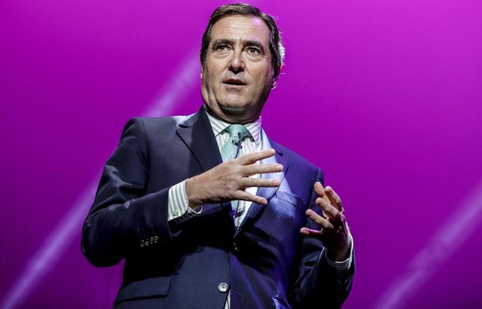 El presidente de la patronal CEOE, Antonio Garamendi.