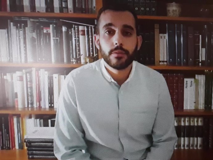 Captura del vídeo de Mario Herrera pidiendo disculpas a Cospedal