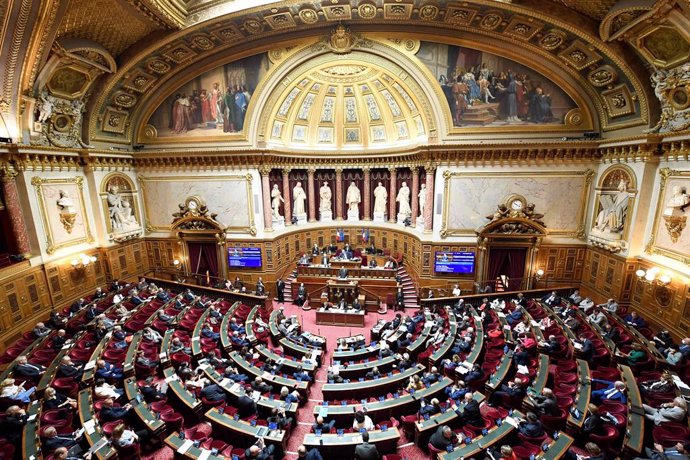 Vista general del Senado de Francia