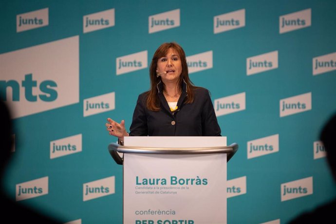 La candidata de JxCat a las elecciones, Laura Borrs