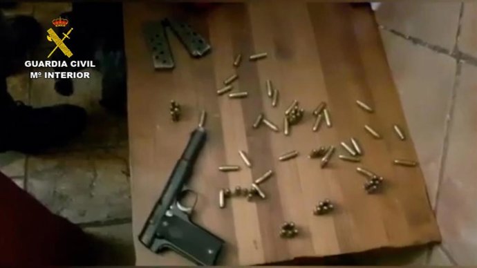 Armas intervenidas en la operación