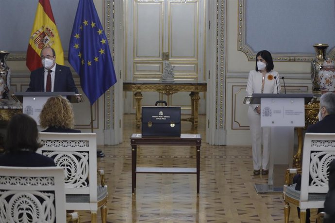 Miquel Iceta ha recibido este miércoles la cartera del Ministerio de Política Territorial