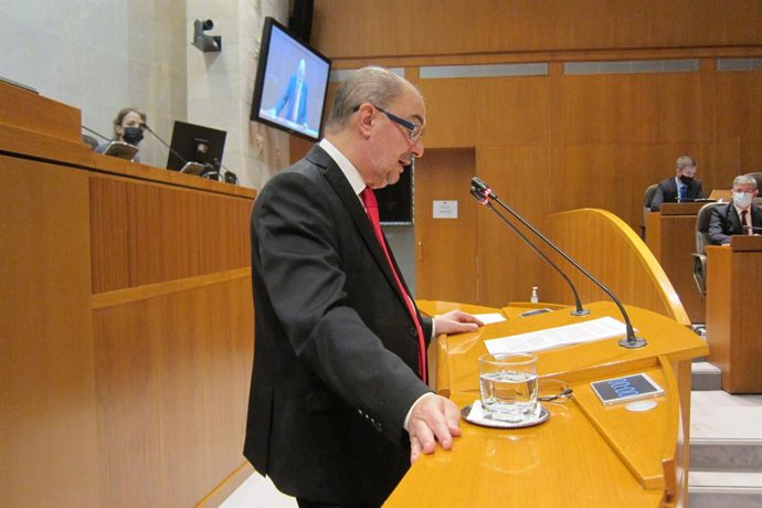 El presidente del Gobierno de Aragón, Javier Lambán.