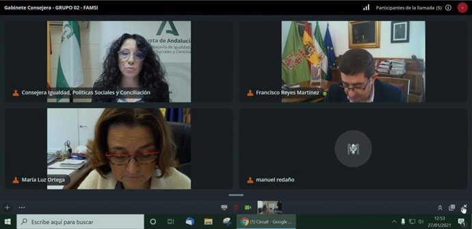 La Junta aborda con la Famsi su participación en el Consejo Andaluz de Cooperación.