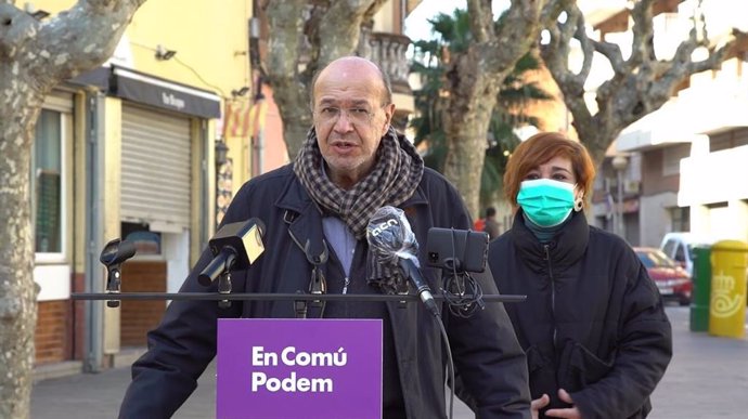 El número dos de los comuns a las elecciones catalanas, Joan Carles Gallego
