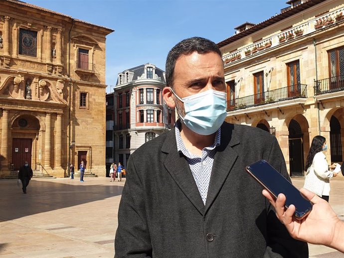 El concejal socialista en el Ayuntamiento de Oviedo Ricardo Fernández