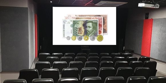 3. Un cine de Madrid acepta el pago en pesetas para pagar entradas