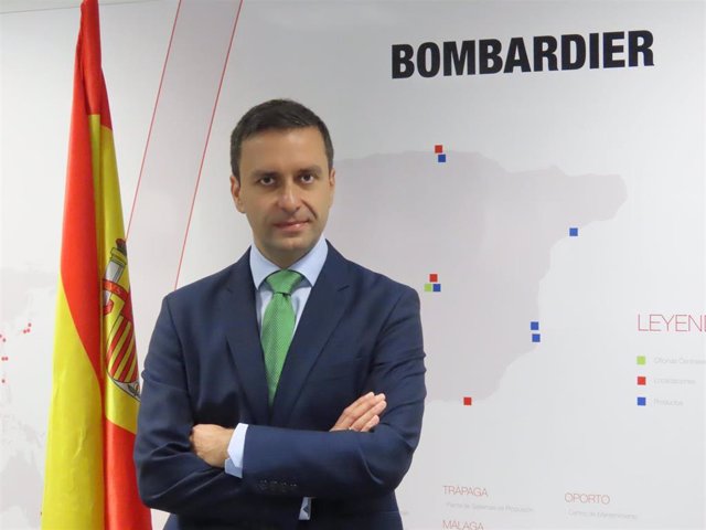 El presidente y consejero delegado de Bombardier en España, David Torres
