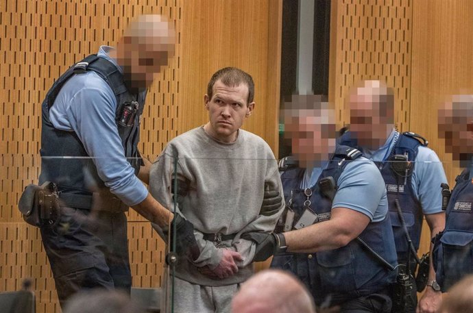 Brenton Tarrant, condenado por el asesinato de 51 personas en dos ataques a sendas mezquitas en Nueva Zelanda en marzo de 2019.