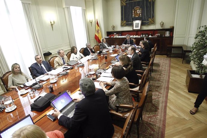Pleno del CGPJ sobre el aborto. Asiste el Presidente del Tribunal Supremo y del Consejo General del Poder Judicial,Carlos Lesmes
