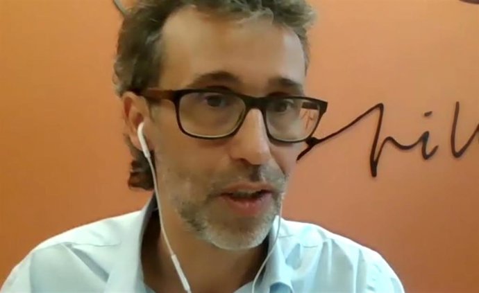 El director de la Fundació Bofill, Ismael Palacín, en una rueda de prensa virtual