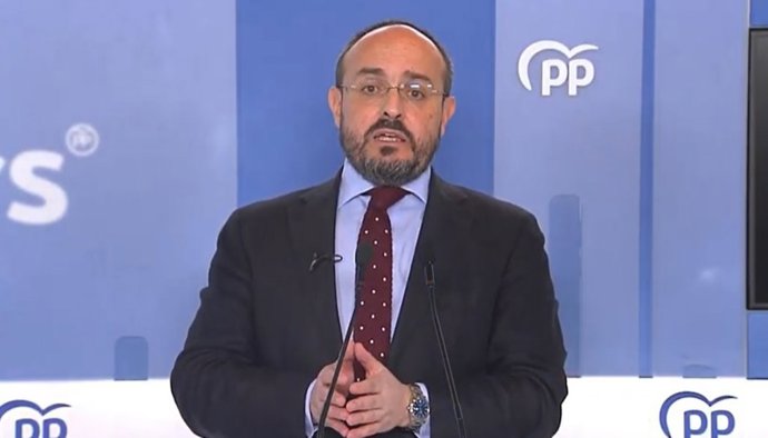 El candidato del PP para el 14F, Alejandro Fernández