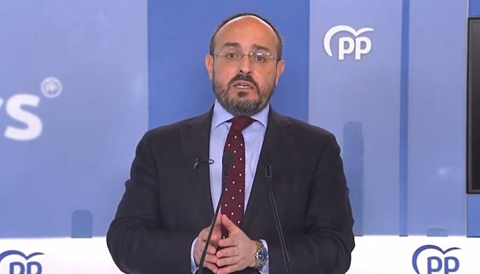El candidat del PP el 14-F, Alejandro Fernández