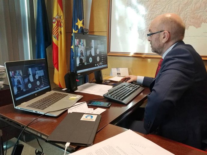 El vicepresidente y consejero de Administración Autonómica, Medio Ambiente y Cambio Climático, Juan Cofiño.