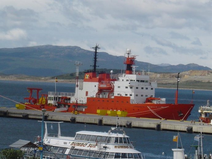 Imagen del 'Hespérides', atracado en Cartagena (archivo)