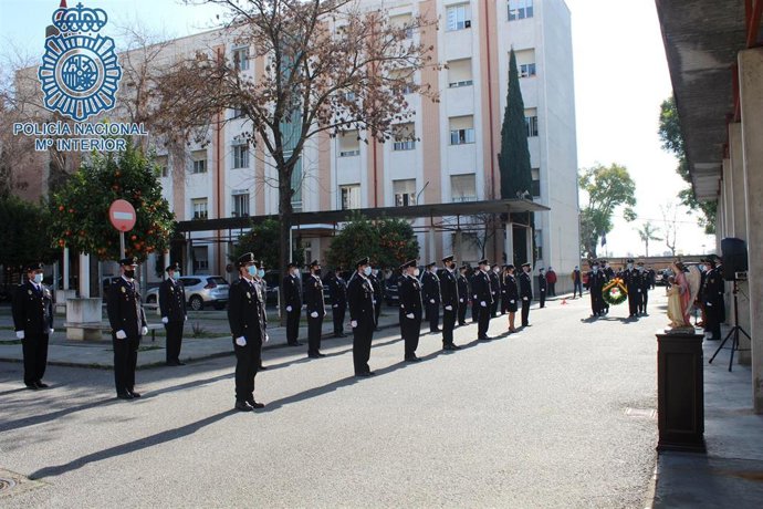 Jura de oficiales de la Policía Nacional en Sevilla