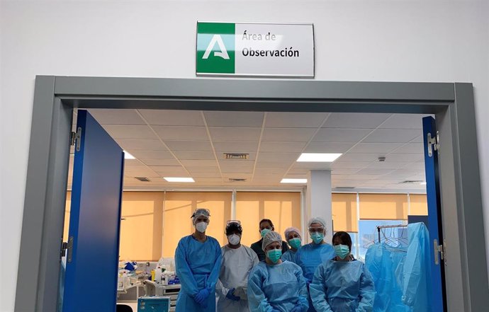 El Servicio de Urgencias del Hospital Virgen de la Victoria pone en funcionamiento el nuevo circuito para pacientes respiratorios