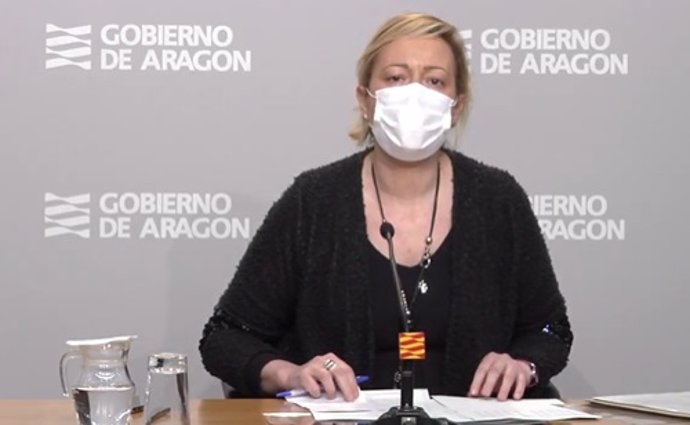 Marta Gastón en la rueda de prensa sobre los datos de la EPA.