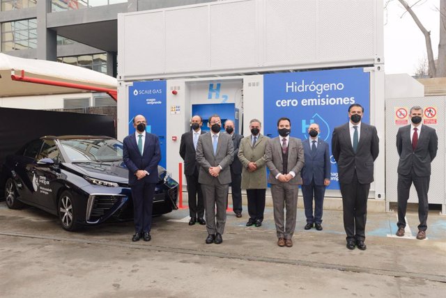 Inauguración de la primera hidrogenera en Madrid