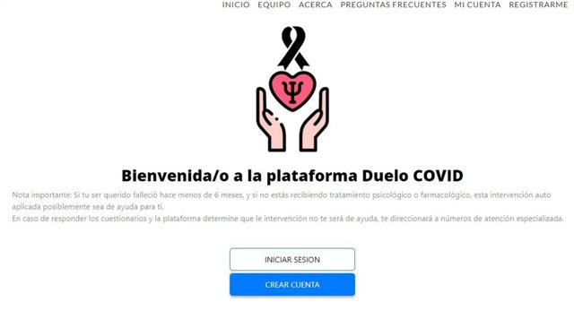 Portada de la web de 'DueloCovid'