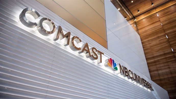 Logo de la empresa de medios Comcast.