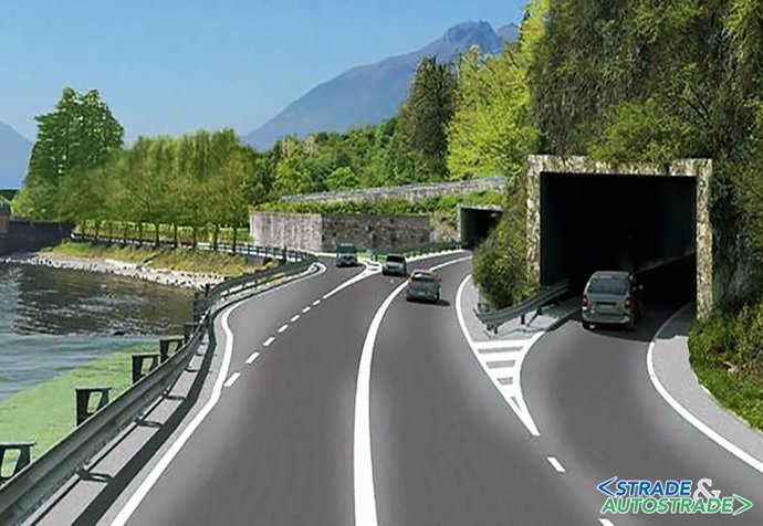 Simulación de la carretera que construirá Sacyr en el norte de Italia