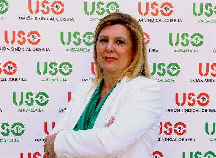 La secretaria general de FEUSO Andalucía, María de la Paz Agujetas.
