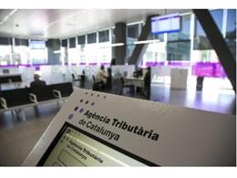 Un ordenador en la Agencia Tributaria de Catalunya