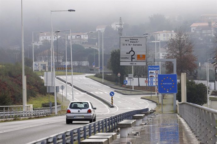 La frontera de Galicia con Portugal, en O Porriño, Galicia (España), a 5 de diciembre de 2020.