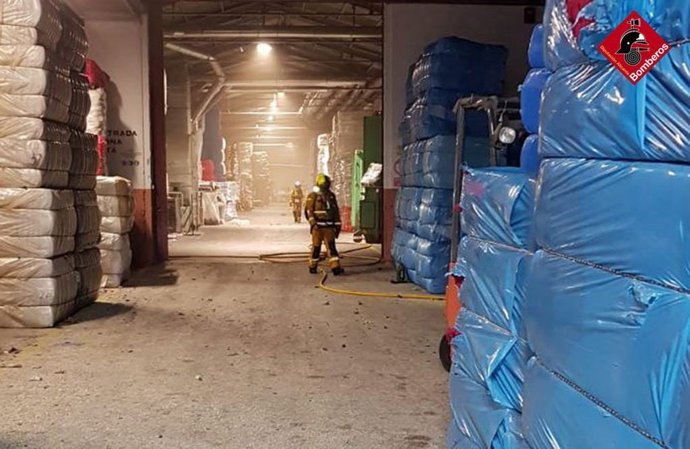 Incendio de industria