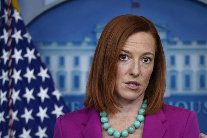 Jen Psaki, portavoz de la Casa Blanca