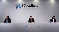 Gual y Gortázar destacan la "fortaleza" de CaixaBank tras los resultados de 2020