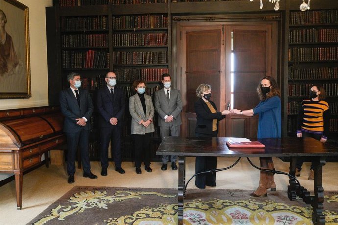 Acto de entrega del Pazo de Meirás al Estado