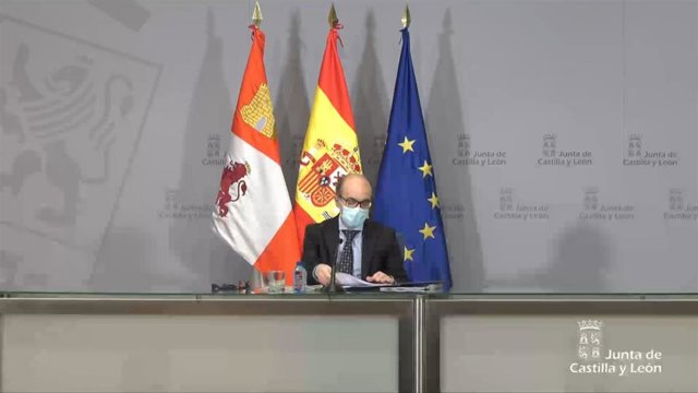 Captura de la rueda de prensa telemática de Javier Ortega.