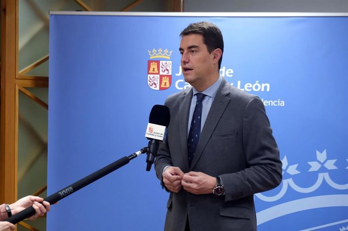 El consejero de Presidencia de la Junta de Castilla y León, Ángel Ibáñez.