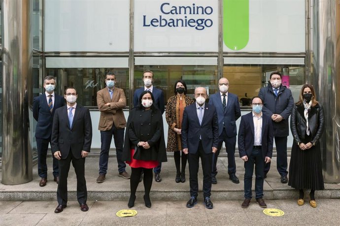 Equipo de la Consejería de Industria en la toma de posesión de los nuevos directores generales