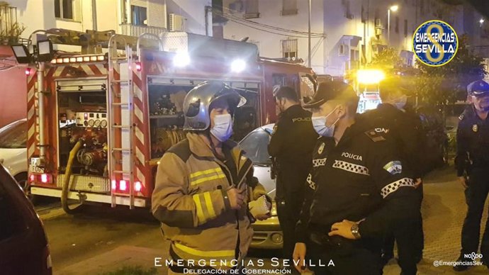 Incendio en la calle Gavilán