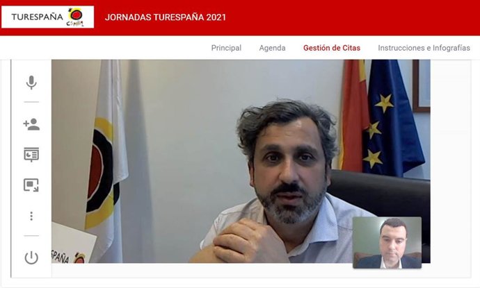 Reunión del Patronato Provincial de Turismo de Córdoba para analizar el impacto del Covid con mercados emisores de turistas.