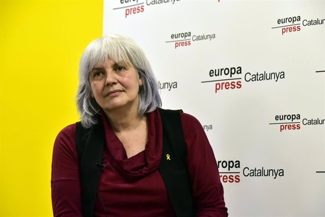 La candidata de la CUP a la Presidencia de la Generalitat, Dolors Sabater