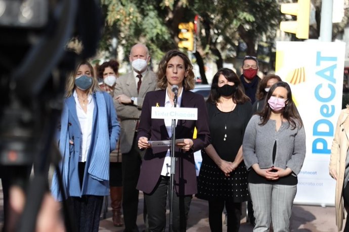 La candidata del PDeCAT a las elecciones catalanas, ngels Chacón