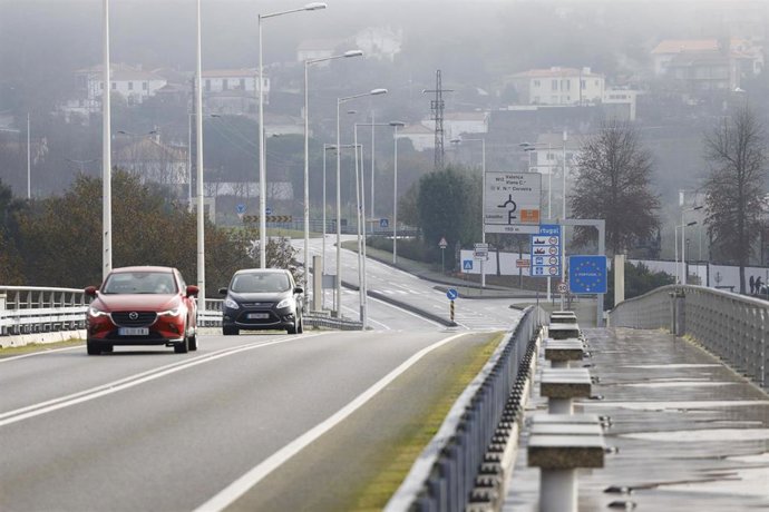 La frontera de Galicia con Portugal, en el municipio gallego de O Porriño.
