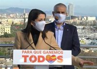 Arrimadas asegura que Cs respetará la decisión del TSJC de mantener las catalanas el 14F