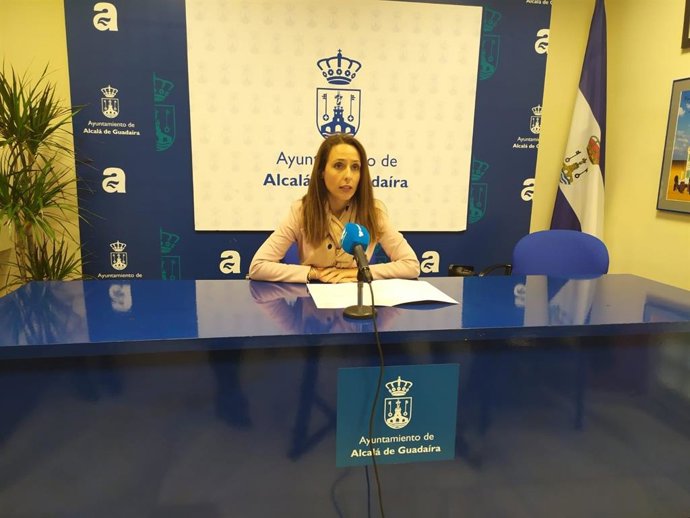 La portavoz de Ciudadanos y teniente de alcalde en el Ayuntamiento de Alcalá de Gudaíra (Sevilla), Rosa Carro.Se