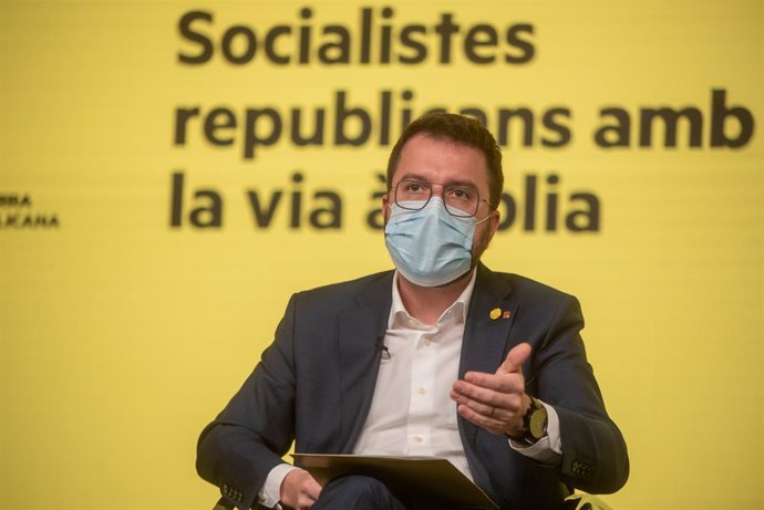 El vicepresident de la Generalitat en funcions i candidat d'ERC a la presidncia, Pere Aragons.