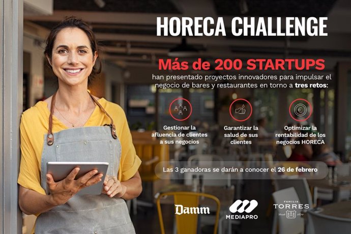 Horeca Challenge es una iniciativa para impulsar a medio plazo el negocio de bares y restaurantes